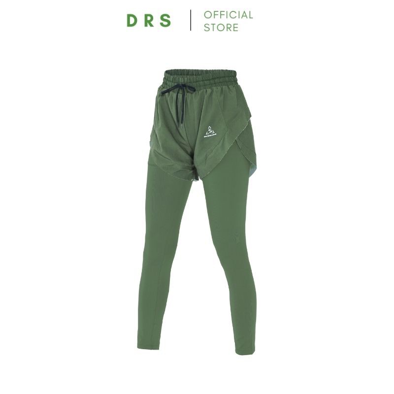 Quần thể thao nữ legging DRN07, quần tập gym nữ 2 lớp, với lớp trong thun lạnh ống dài, lớp ngoài lớp sóc DRS | BigBuy360 - bigbuy360.vn