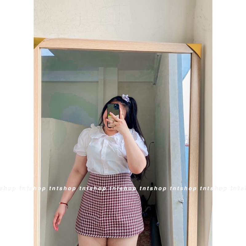 CHÂN VÁY DẠ ĐỎ [ TNT SHOP BIGSIZE 60KG 90KG ] | BigBuy360 - bigbuy360.vn