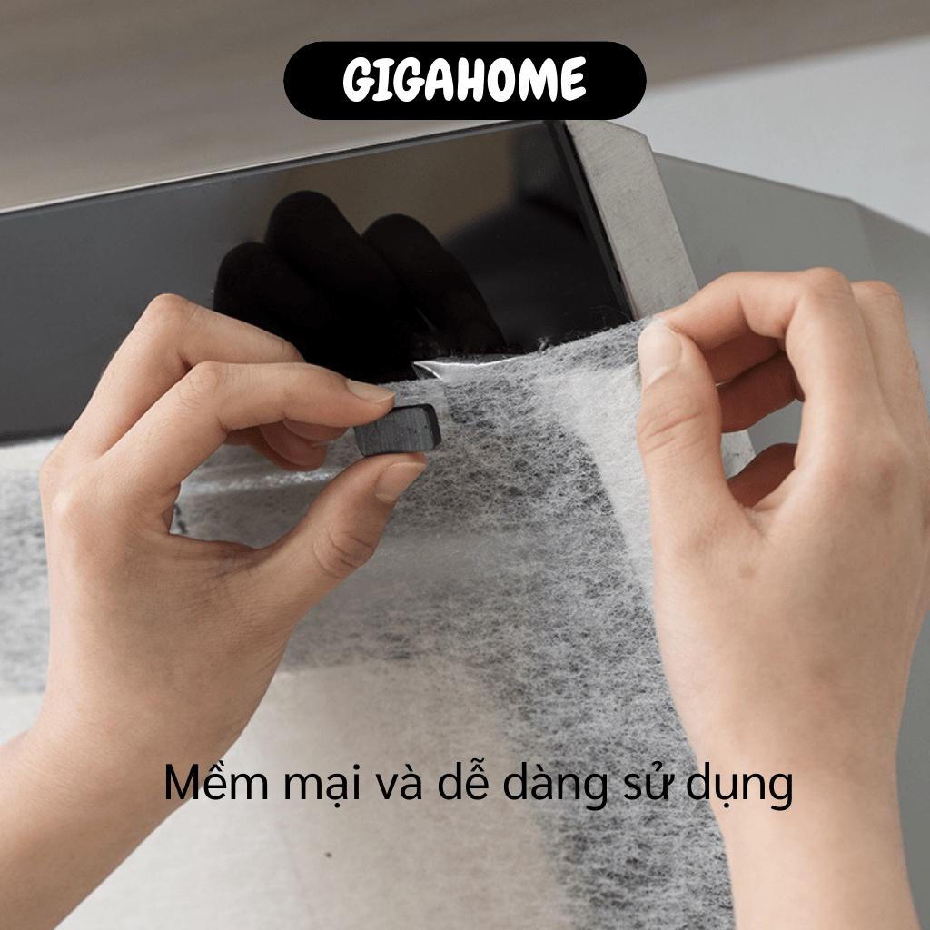 Giấy Dán Máy Hút Mùi Nhà Bếp GIGAHOME Giấy Lọc Dầu, Thấm Dầu Trong Suốt 10m 8107