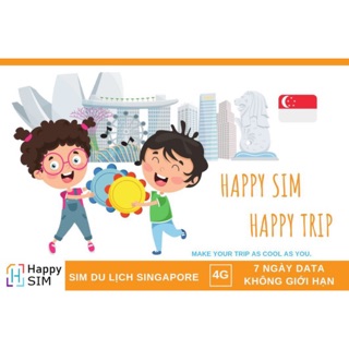 SIM DU LỊCH 4G SINGAPORE - MALAYSIA - THÁI LAN 7 NGÀY - KHÔNG GIỚI HẠN DATA