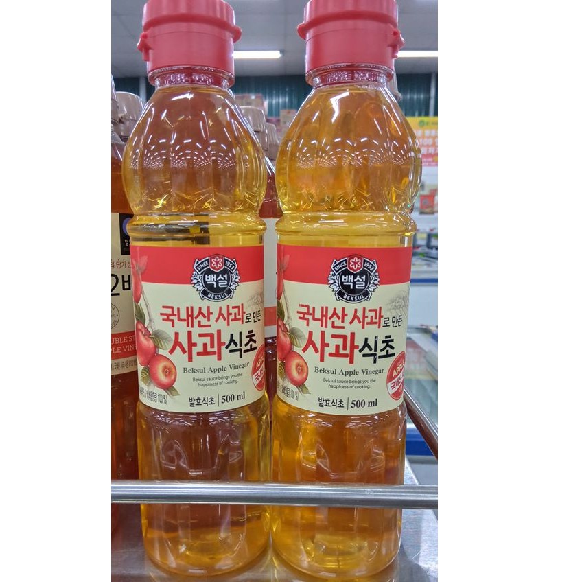 DẤM TÁO HÀN QUỐC BEKSUL 500ML - 사과식초 500ml