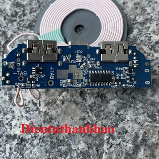 mạch sạc dự phòng không dây type c và micro usb