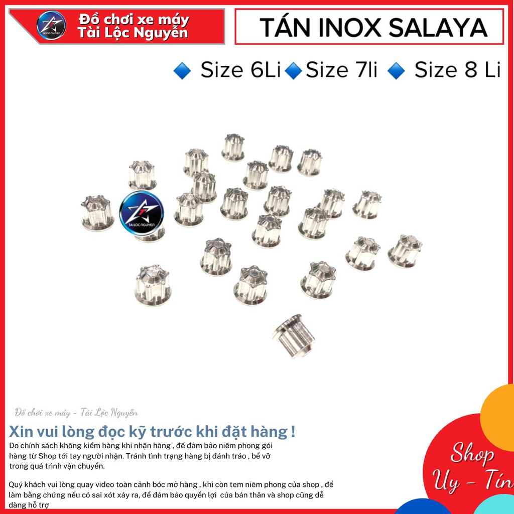 TÁN INOX SALAYA BÍT ĐẦU 6Li, 7Li, 8Li
