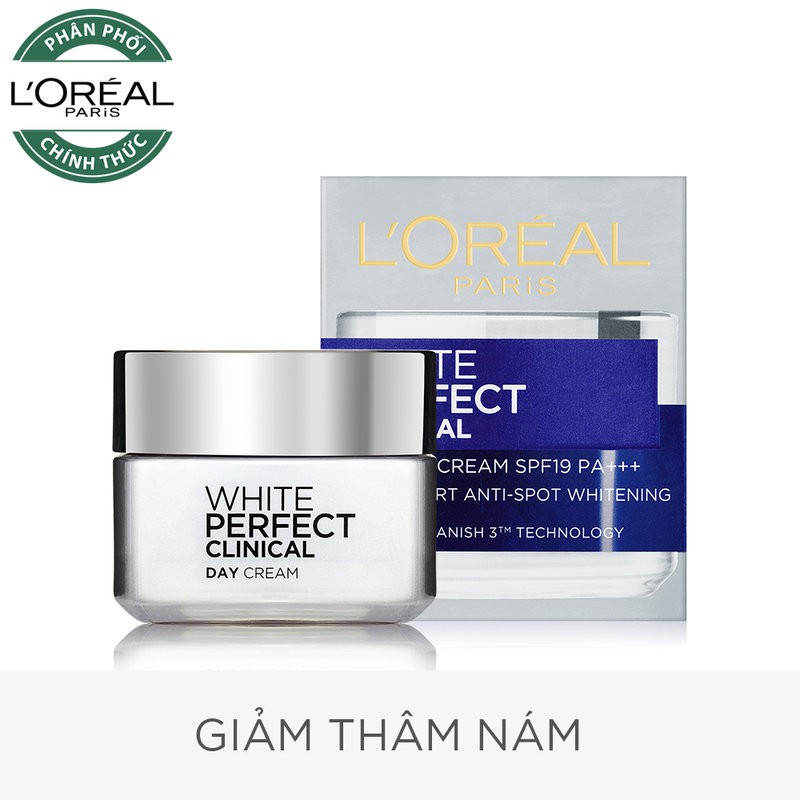 Kem L'Oreal Dưỡng Sáng Da, Hỗ Trợ Giảm Thâm Nám 50ml