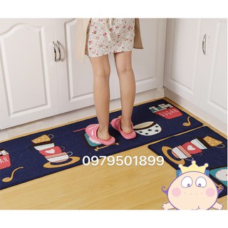 Thảm bếp len sợi cao cấp siêu thấm size lớn