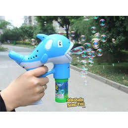 SÚNG CÁ THỔI BÓNG CHẠY PIN