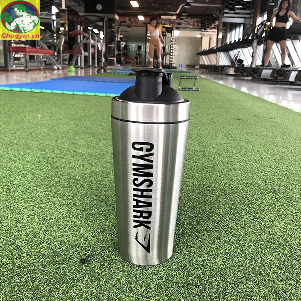 Bình Nước Inox Gymshark - Bình Lắc Shaker