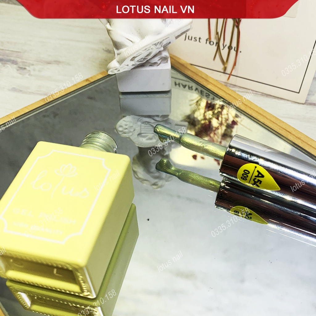 Sơn gel ngọc trai Lotus màu vàng mã A54-09