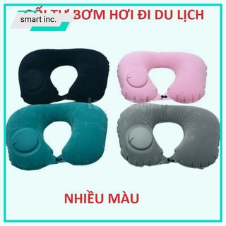 Gối Hơi Du Lịch Kê Cổ Tựa Lưng Gối Bơm Hơi Văn Phòng Chữ U