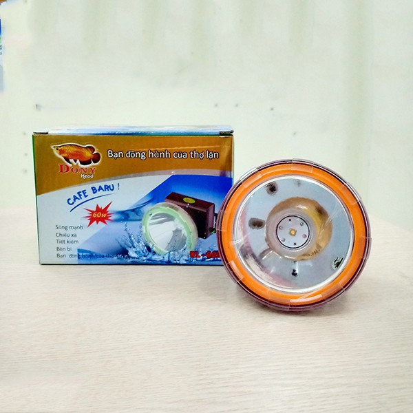 [Cam kết Siêu Sáng] Đèn pin đội đầu led siêu sáng KL669 công suất 60W (đèn PIN thợ lặn sau 50m không sợ gi nước)