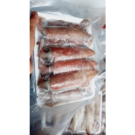Mực ống nhỏ (~10c/khay) - 0.5kg