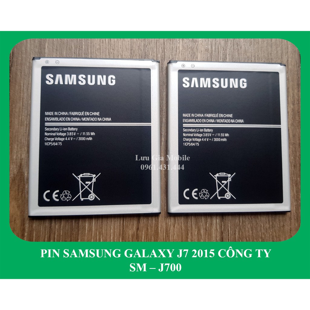 Pin Samsung Galaxy J7 2015 zin công ty