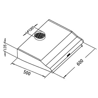 Máy hút mùi nhà bếp Kaff KF-638I