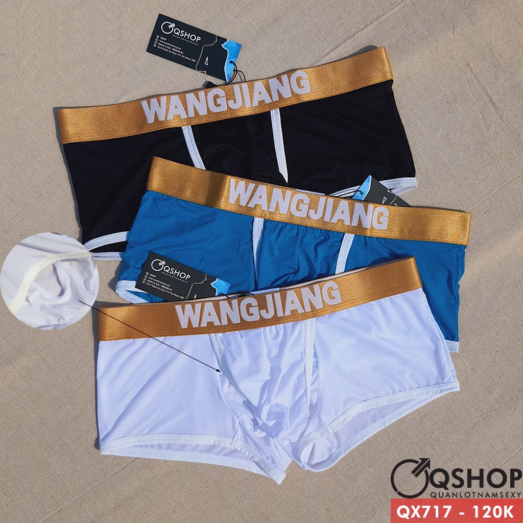 Quần lót boxer nam thun lạnh có túi nâng DV QSHOP QX717