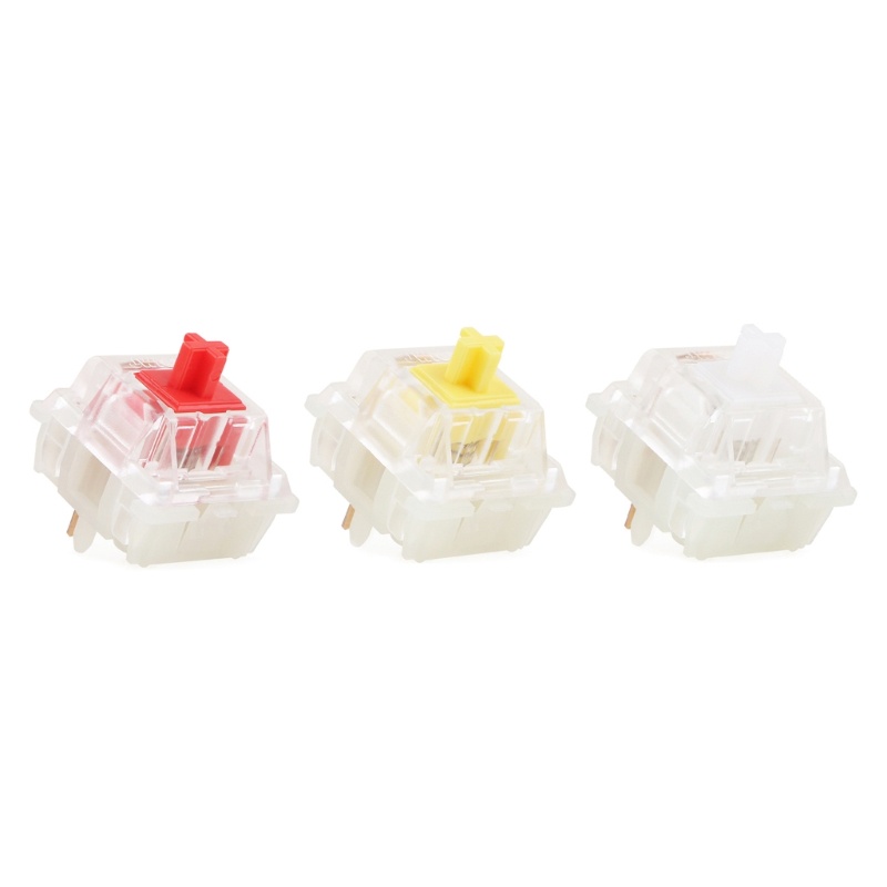 Set 10 Công Tắc Vỏ Sò 45g 62g 65g 5pin RGB Cho Bàn Phím Cơ 50M