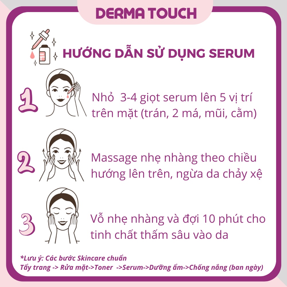 Serum B5 SMAS phục hồi da, giảm đỏ, săn chắc da, tăng sinh collage 120mL - Dược mỹ phẩm Derma Touch