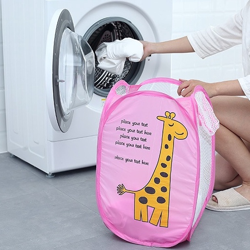 Giỏ Đựng Đồ Vải Lưới Quần Áo Đi Giặt Đựng Đồ Chơi Cho Bé Sọt đựng đồ đa năng H006