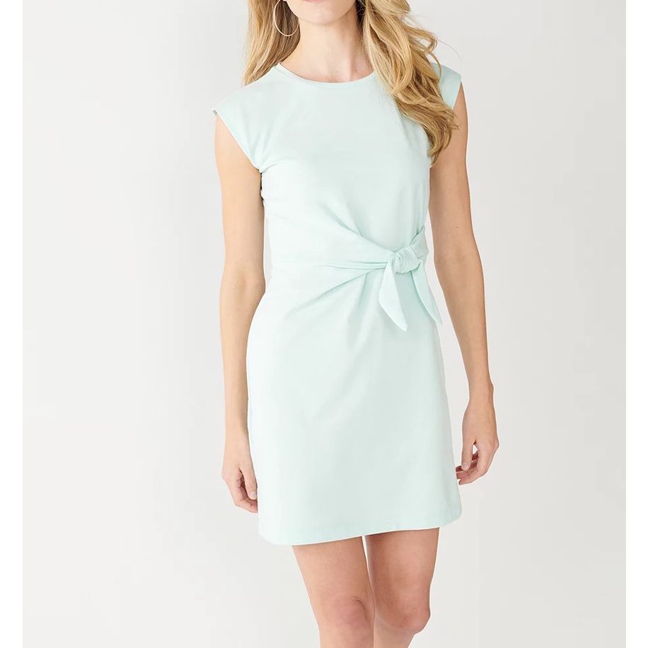 ĐẦM N.lNE W.3ST SH0RT SLEEVE SlDE-KN0T KNlT