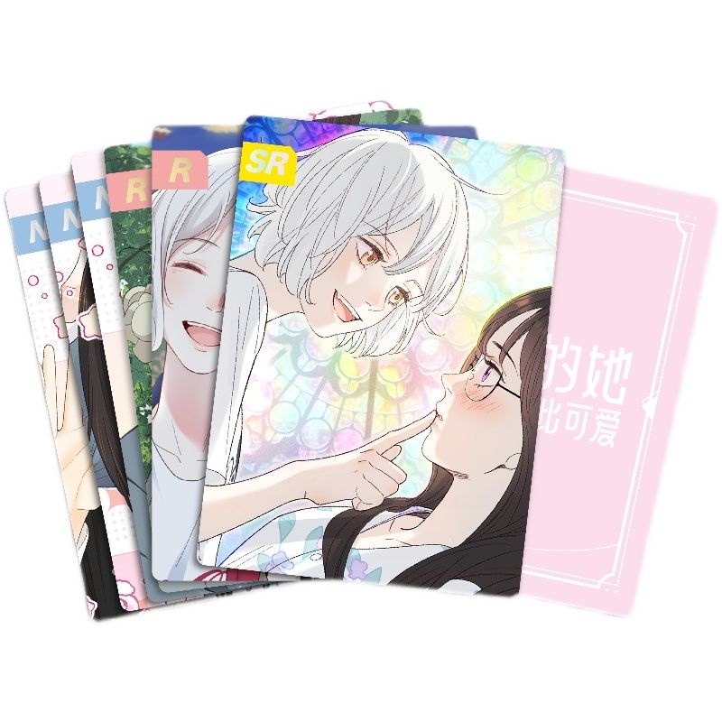 Set 9 thẻ Hôm nay cô ấy cũng thật đáng yêu