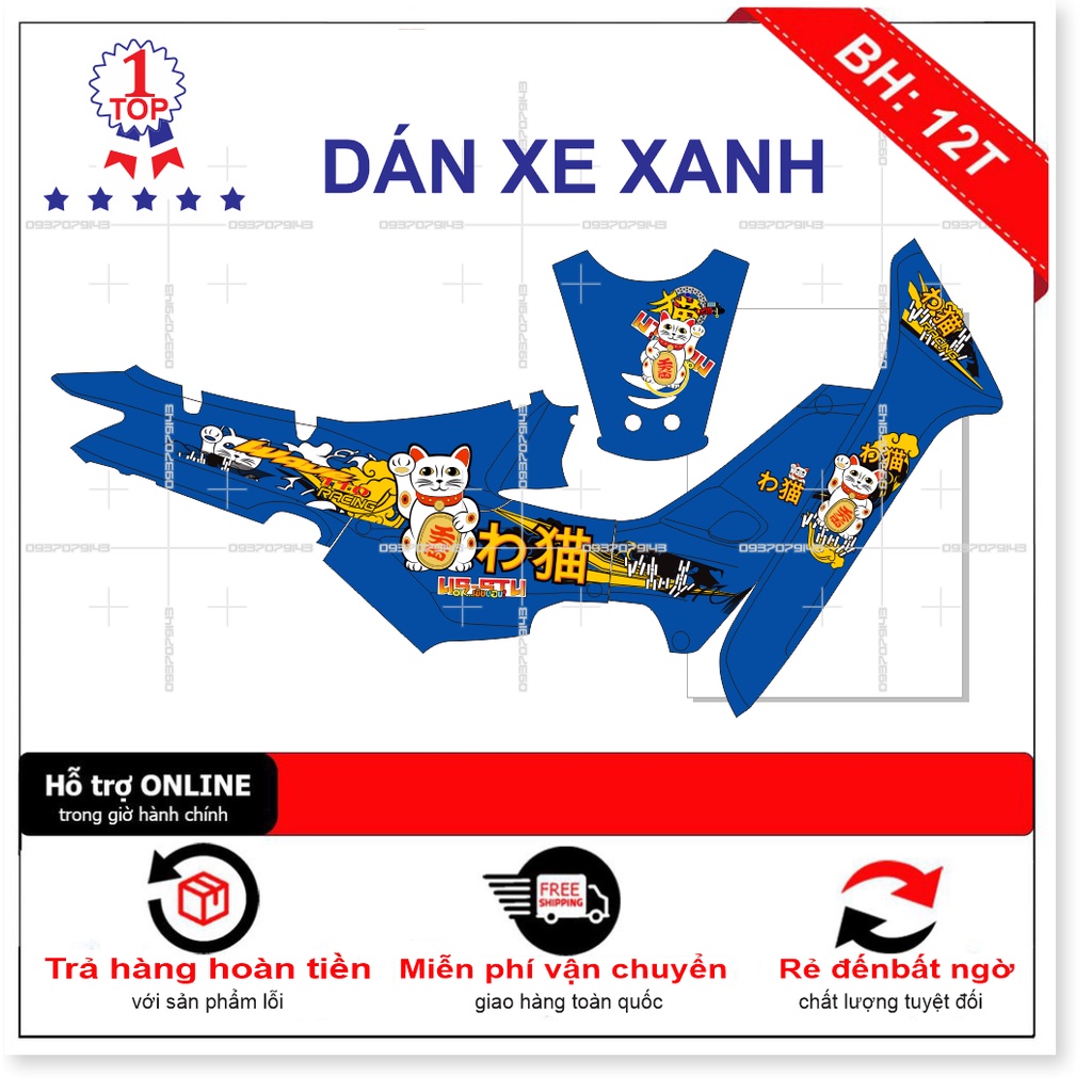 Tem wave nhỏ đời đầu mèo thần tài