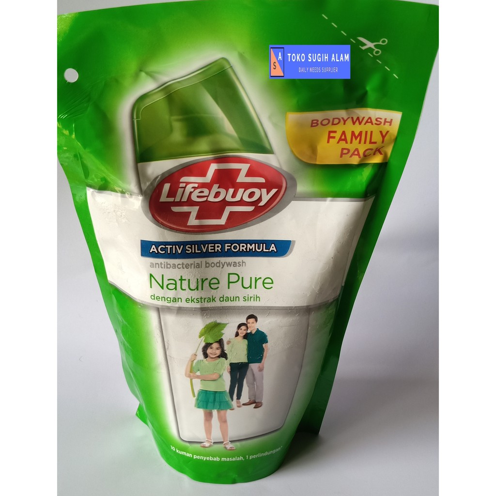 (Hàng Mới Về) Sữa Tắm Lifebuoy Thành Phần Tự Nhiên 450ml