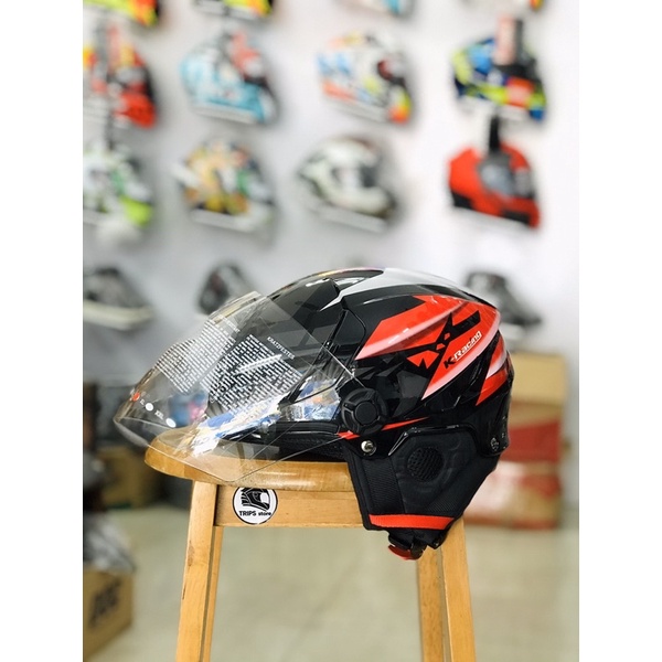 Mũ KYT 1/2 Tiger Jet