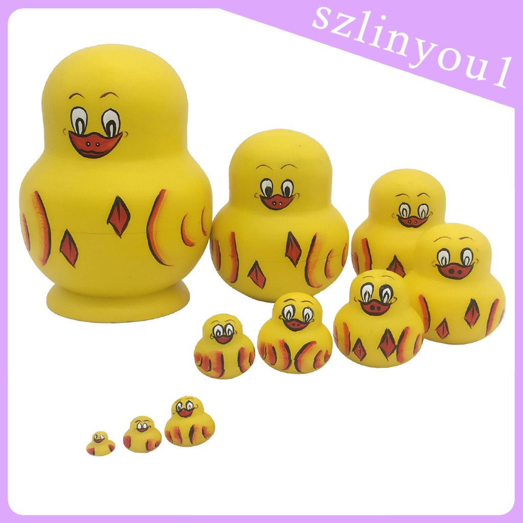 10 Búp Bê Nga Matryoshka Hình Con Vịt