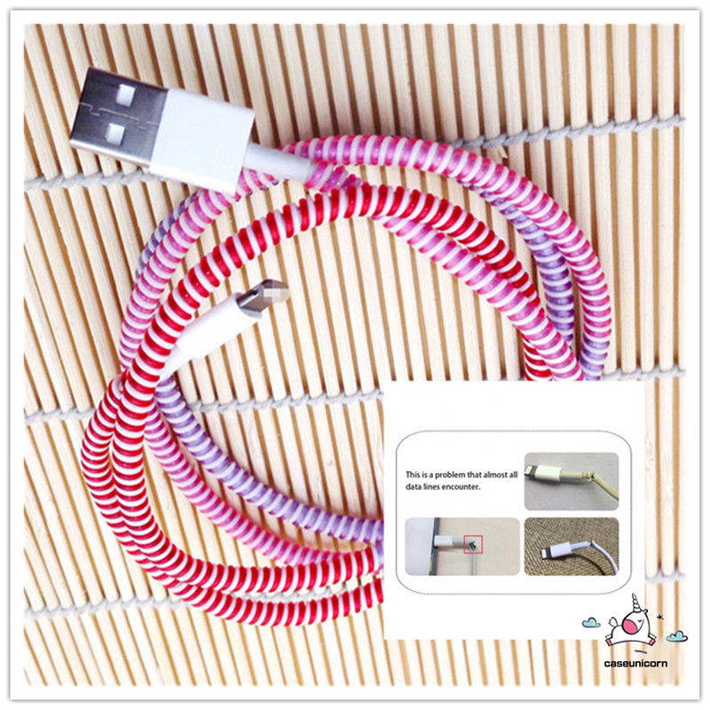Dây quấn dây cáp dữ liệu USB bảo vệ bằng nhựa dài 1.4M