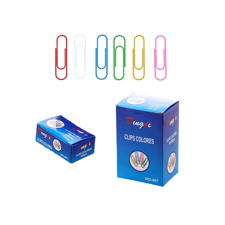 Combo 70 chiếc ghim, kẹp giấy nhiều màu sắc ROSE196 (C35)