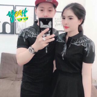 Áo cổ cặp đôi in họa tiết SN092 ACC022