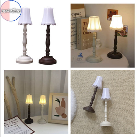 【sweet】 1pc Creative home Retro Bedside warm light Night Lamp bedroom Mini read Table lamp