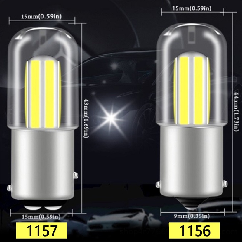 Đèn LED tín hiệu 1156 BA15S 1157 BAY15D P5W cho xe hơi