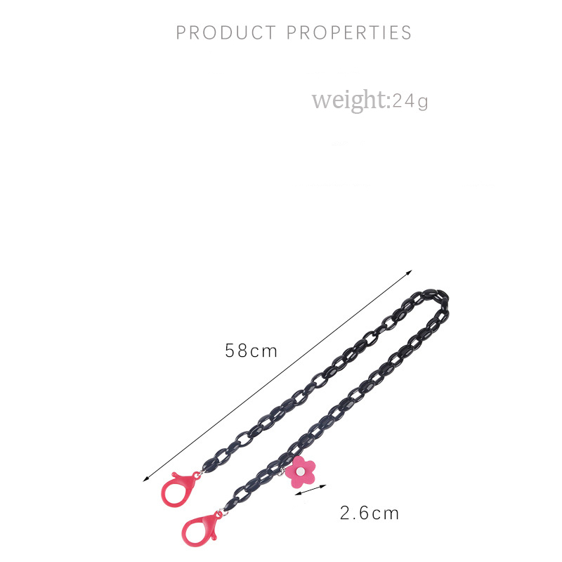 Dây Đeo Điện Thoại Chống Thất Lạc Họa Tiết Hoa Dễ Thương Cho Trẻ Em Phụ Kiện Thời Trang