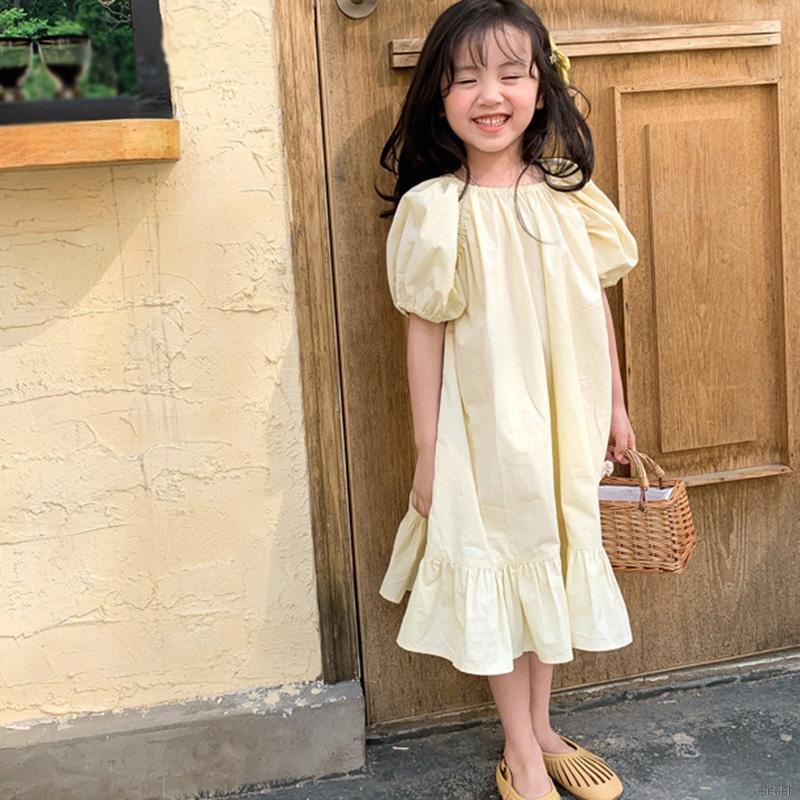 Váy mùa hè có diềm xếp nếp ngọt ngào đang yêu phong cách Hàn Quốc dành cho nữ