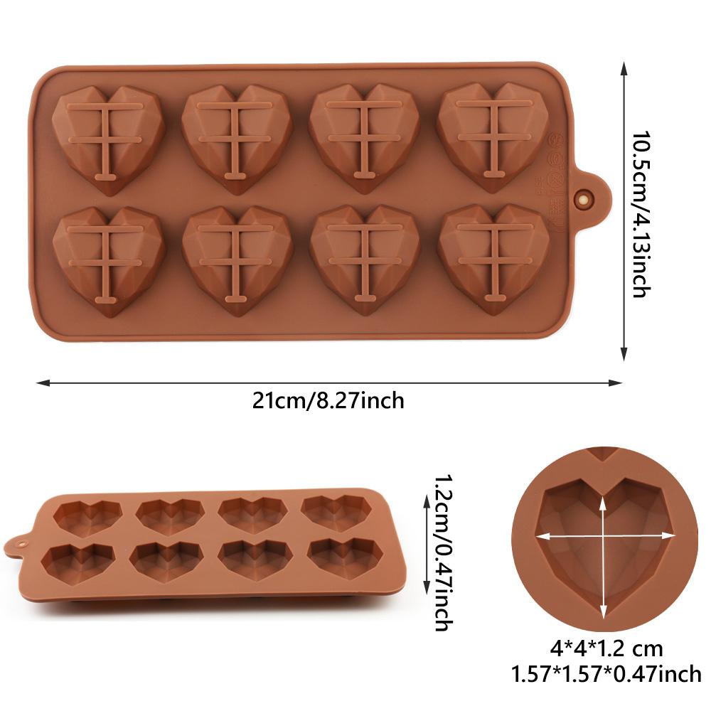 Khuôn Làm Bánh Hình Trái Tim 3D Độc Đáo