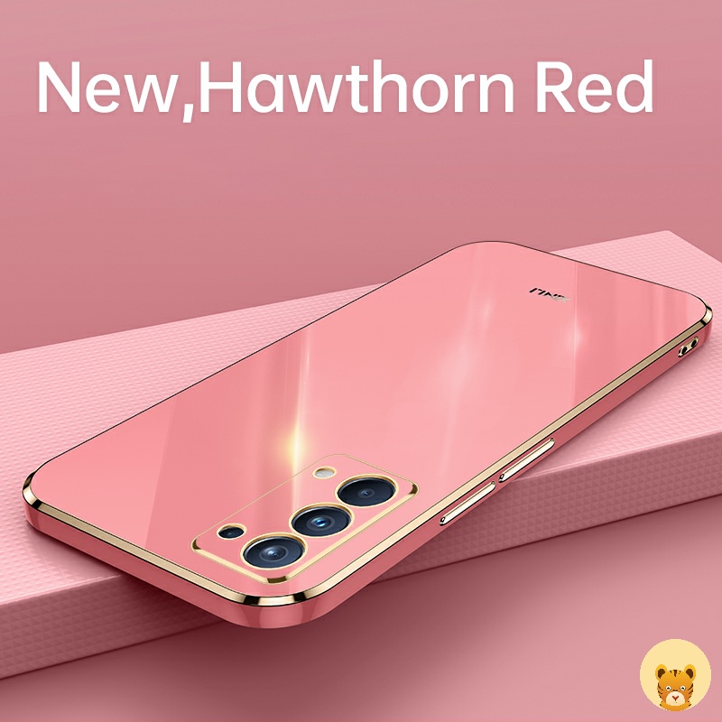 Ốp Điện Thoại Mềm Mạ Viền Sang Trọng Cho Oppo Reno 5 Case Reno 5 Pro 4G 5G