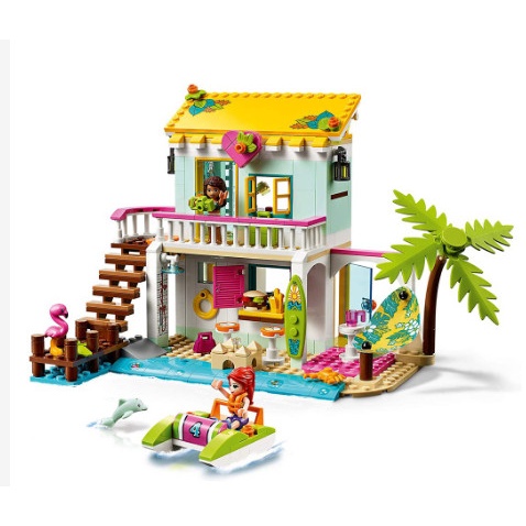 (XẢ KHO) TRÒ CHƠI LEGO FRIENDS NGÔI NHÀ QUANH BÃI BIỂN NHIỀU MÀU SẮC CỰC ĐẸP 450 CHI TIẾT DÀNH RIÊNG CHO BÉ GÁI