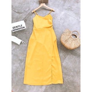 ⚡️Đầm maxi 2 dây hở lưng xẻ chân
