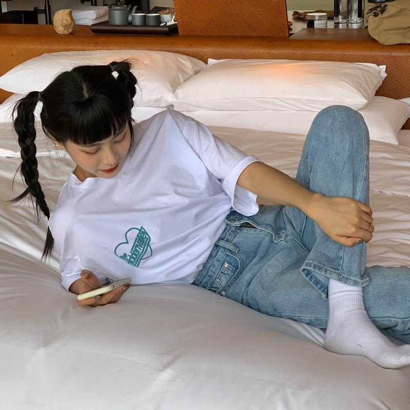 Áo Thun Tay Lỡ 100% Cotton Form Rộng Ulzzang Unisex Thời Trang Trẻ trung