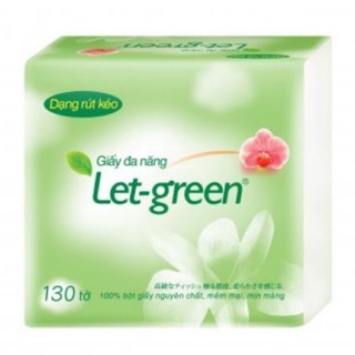 GIẤY VỆ SINH ĐA NĂNG LET-GREEN 10*21CM
