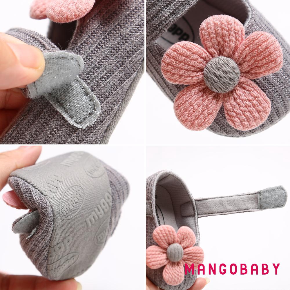 Giày tập đi chất liệu cotton mềm mại cho bé