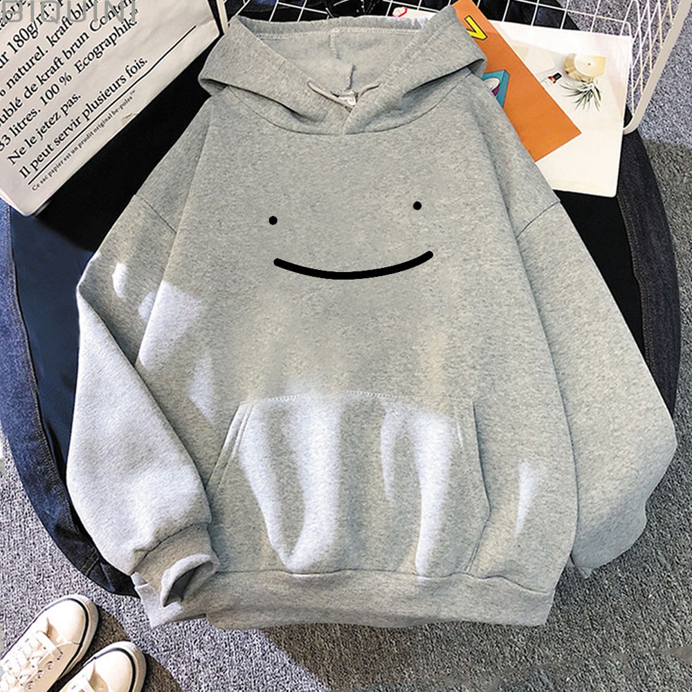 Áo Hoodie In Hình Mặt Cười Thời Trang Unisex