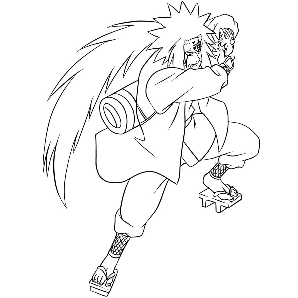 Bộ 50 giấy tô màu trẻ em NARUTO, tranh tô màu sáp, tranh tô màu dành cho trẻ em