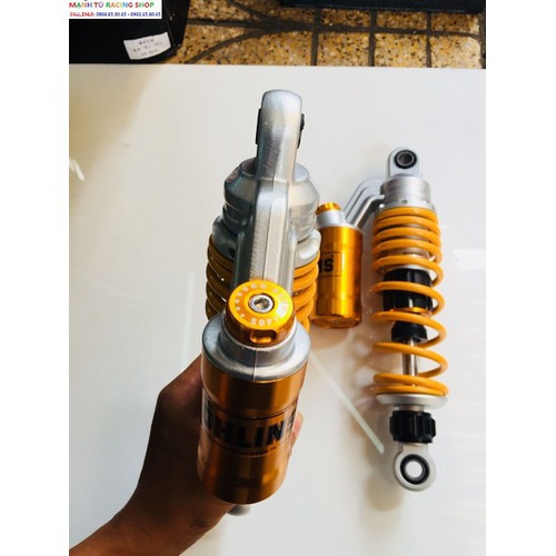 Phuộc sau xe Sirius wave ohlins bình dầu