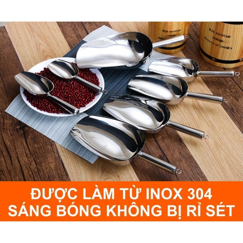 Muôi Xúc Đá Bằng Inox Loại Tốt