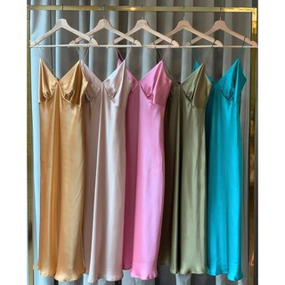  VÁY LỤA NHÚN NGỰC 