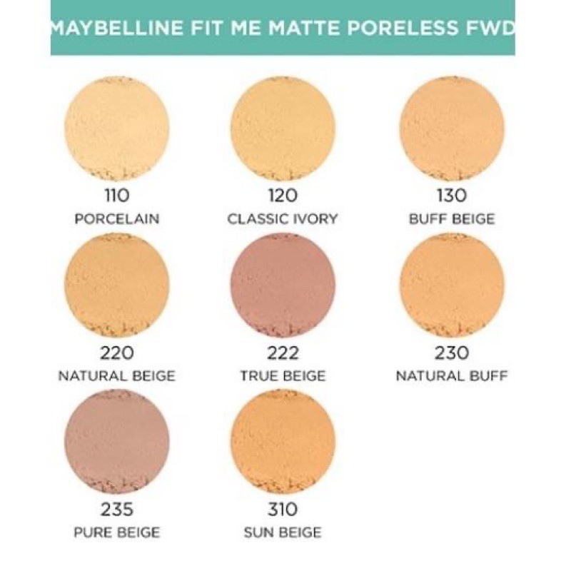 Phấn phủ Maybelline Fit me 8.5g