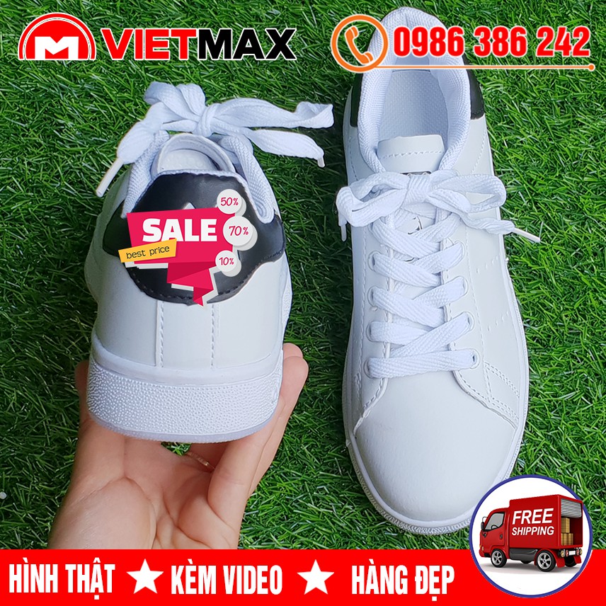 🔥 Giày Thể Thao Stan Smith Trắng Gót Đen Hàng Đẹp (HOT)