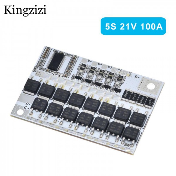 Mô Đun Cân Bằng Bảo Vệ Pin Li-ion 3S/4S/5S BMS 12v 16.8v 21v 3.7V 100a