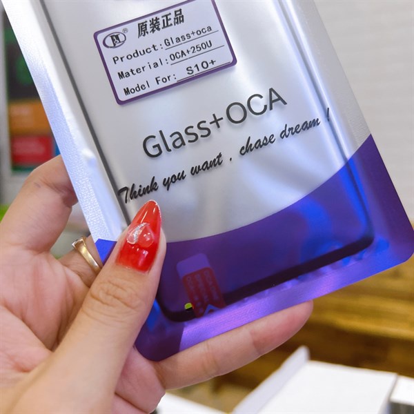 Kính ép OCA Samsung S10 Plus